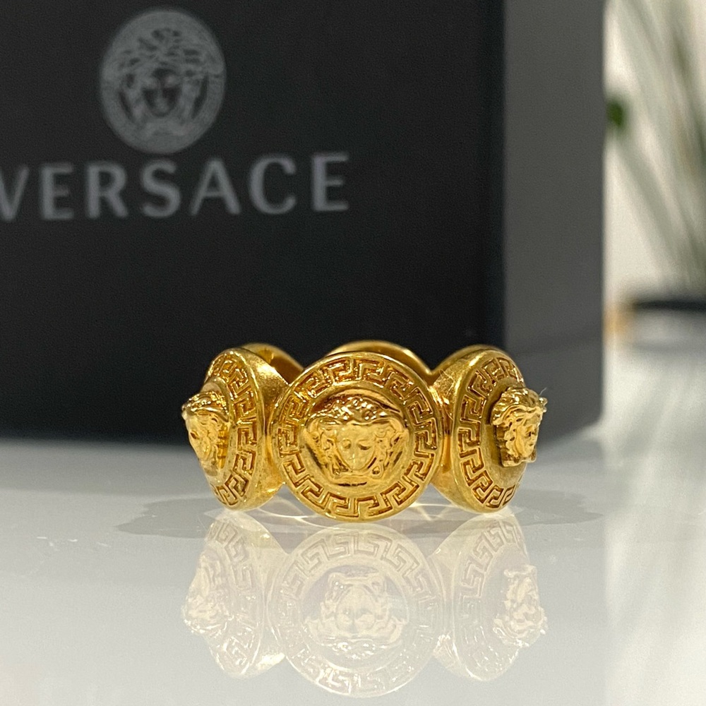 Authentic Versace Tribute Medusa Ring - Unisex